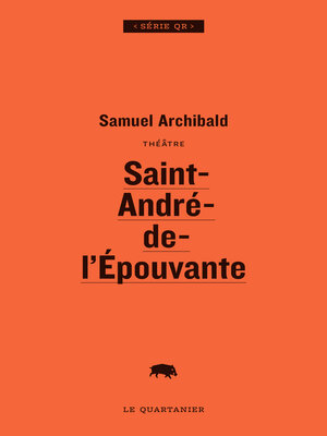 cover image of Saint-André-de-l'Épouvante